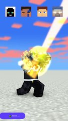 Shigeo-Brine save earth from meteor #minecraft #Herobrine #anime #friendship #gaming