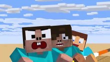 Tug of War #minecraft #Herobrine #anime #friendship #gaming