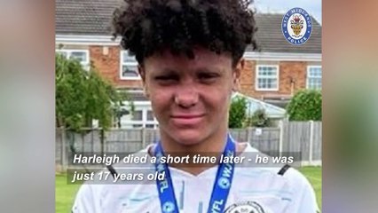 Haunting footage shows final moments as Harleigh Hepworth flees his killers in Wolverhampton