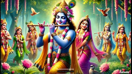 Achutam Keshavam ✨ Divine AI Rendition | Soothing Krishna Bhajan