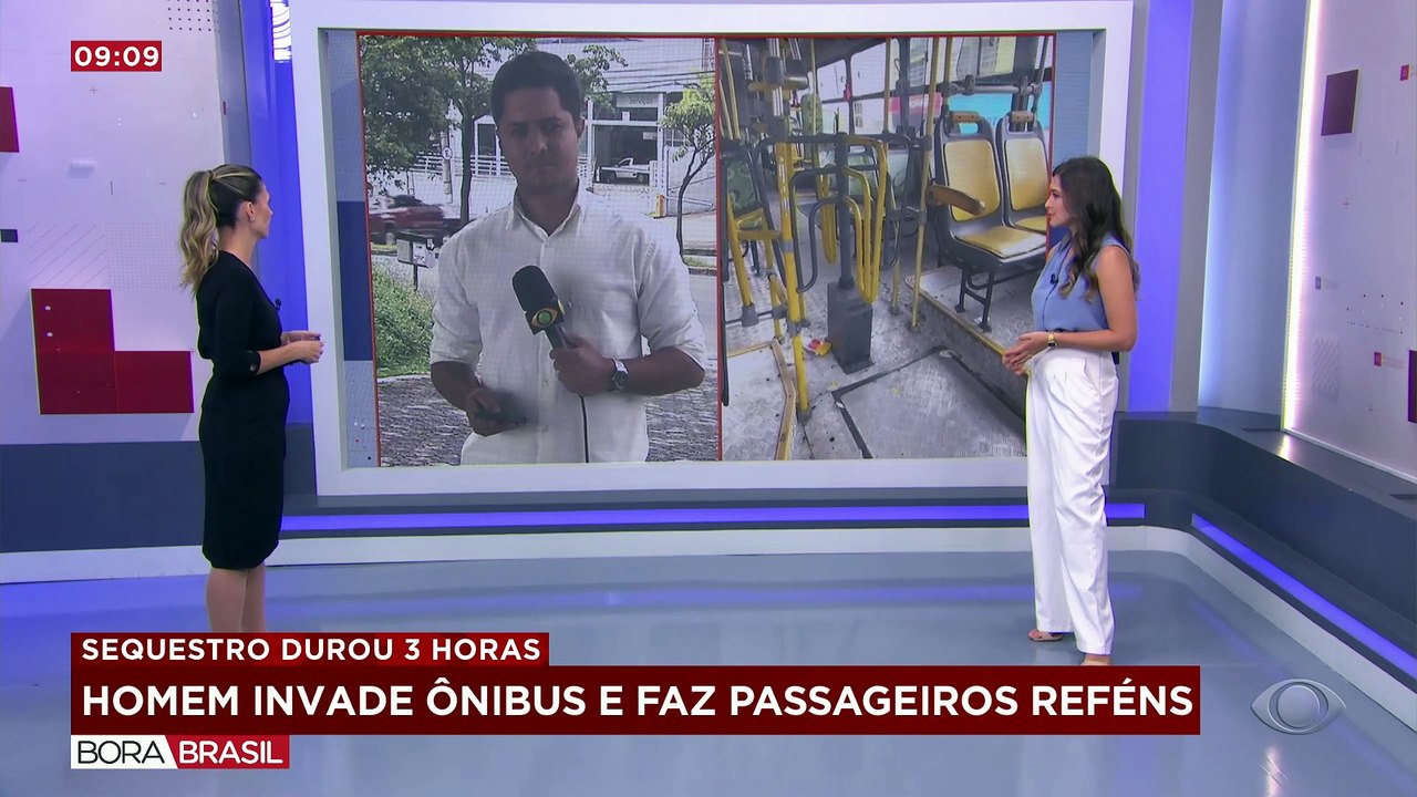 Homem sequestra ônibus e faz passageiros reféns em Minas Gerais