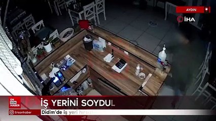 Aydın Didim'de iş yeri hırsızlığı