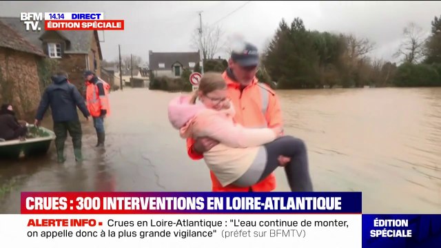 Crues en Loire-Atlantique: Ça fait mal au ventre , confie une habitante d'Avessac