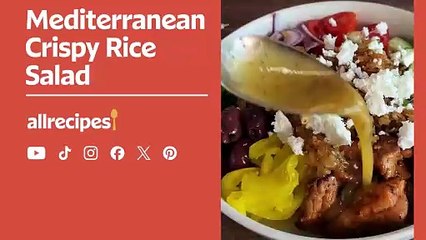 Mediterranean Crispy Rice Salad