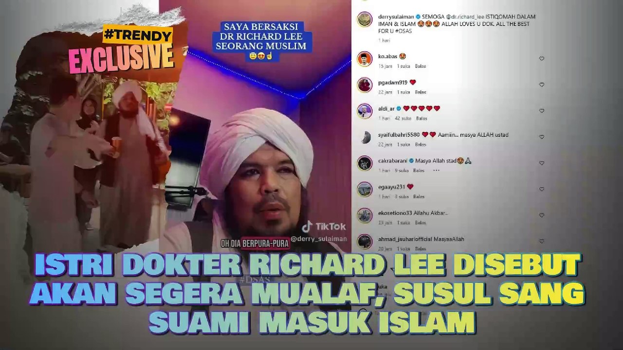 Istri Dokter Richard Lee Disebut Akan Segera Mualaf, Susul sang Suami Masuk Islam