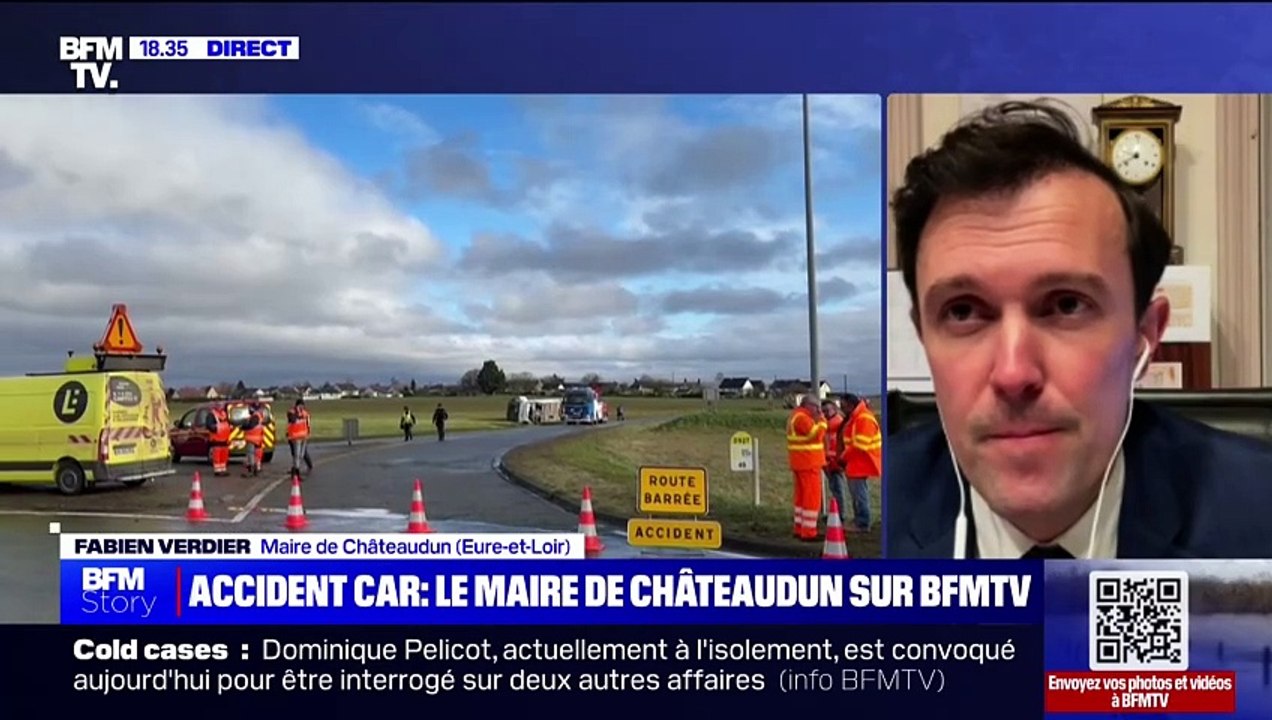 Accident de car en Eure-et-Loir: le maire de Châteaudun évoque une route "sinueuse et dangereuse"