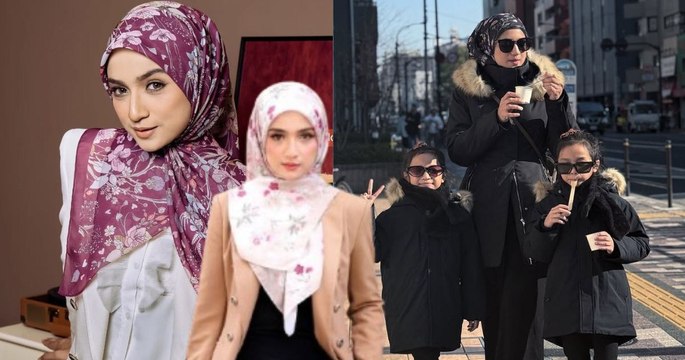 Genap 7 Tahun Usia Si Kembar, FARAHANIM & Suami Bawa Anak-Anak Main Salji di Jepun Sebagai Hadiah ‘Birthday’