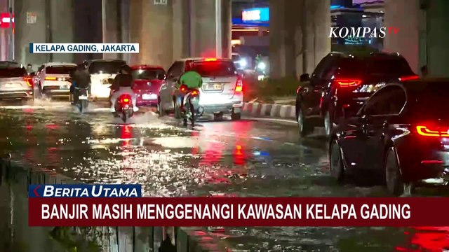Hujan Deras, Kawasan Kelapa Gading-Cengkareng Jakarta Terendam Banjir