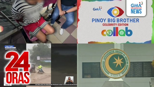 24 Oras: (Part 2) Kapuso host ng PBB, makikilala soon; ilang lugar sa Mindanao, binaha dahil epekto ng easterlies; panukalang ipagpaliban ang BARMM elections, sinertipikahan bilang urgent ni PBBM, atbp