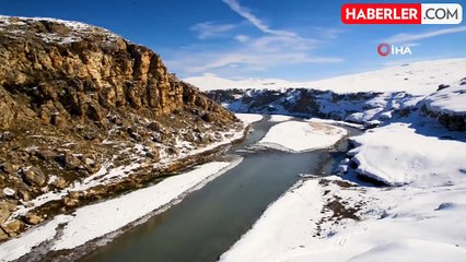 Karla Kaplı Murat Kanyonu Doğa Tutkunlarını Ağırlıyor