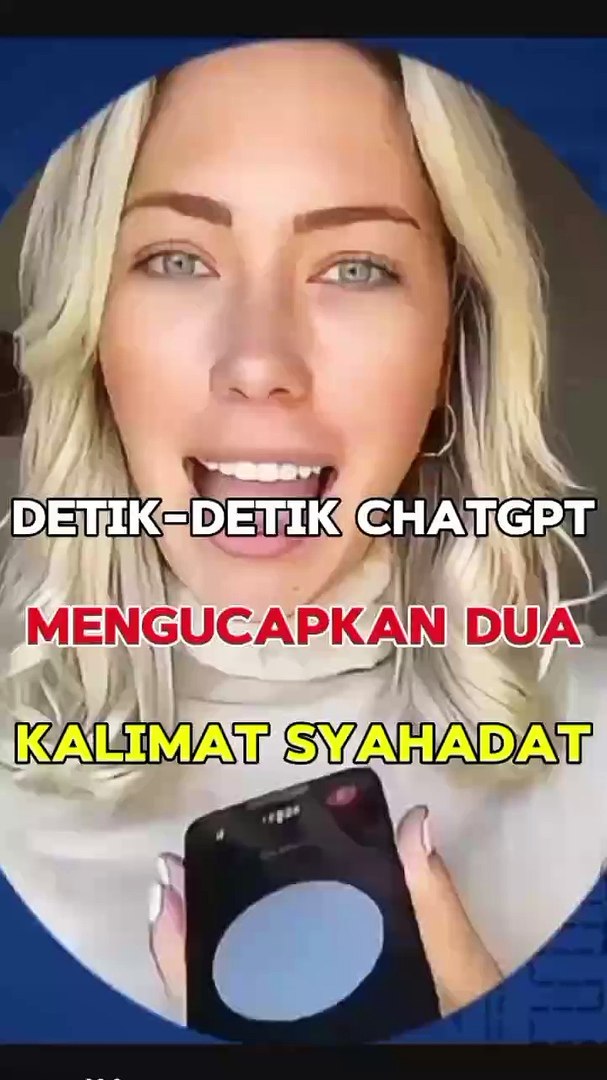 ⁣Detik-detik ChatGpt Masuk Islam