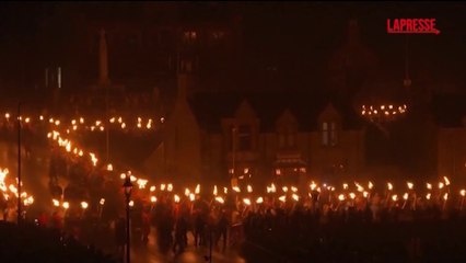 Scozia, nelle isole Shetland la festa vichinga