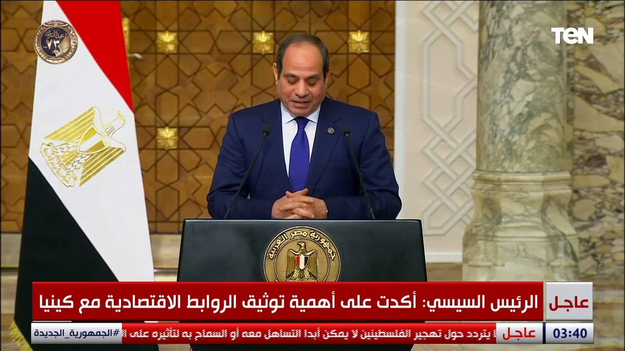 الرئيس السيسي: يطمئن الشعب المصري لا يمكن المساس بالأمن القومي المصري