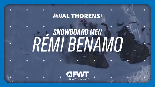 Rémi Benamo Snowboard Men Second Place | 2025 Val Thorens Pro