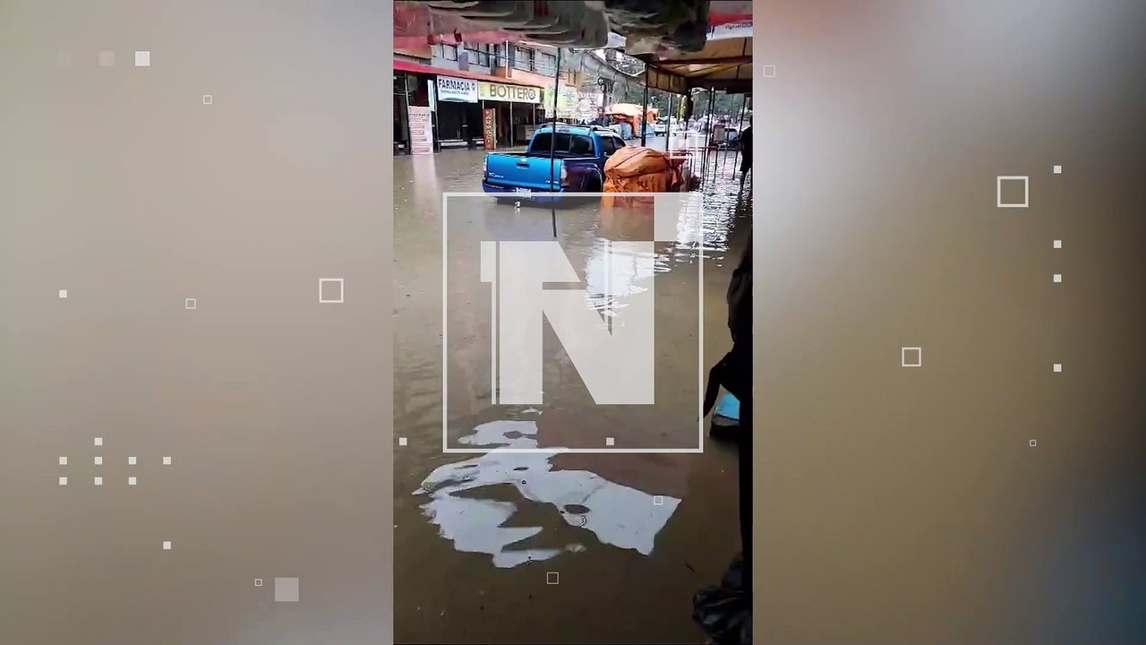 Intensas lluvias dejan calles anegadas en Quillacollo y el Cochabamba