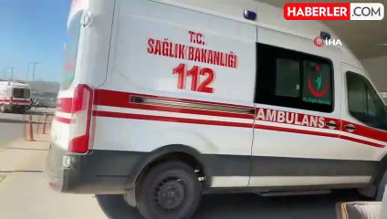 Balkondan Düşen Genç Adam Hastaneye Kaldırıldı