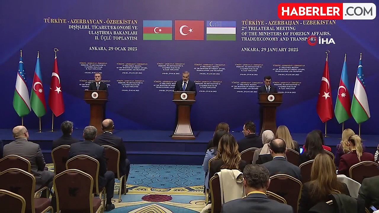 Bakan Fidan: "Asya ile Avrupa kıtaları arasında en güvenilir en hızlı ekonomik güzergah Orta Asya, Hazar Denizi, Güney Kafkasya ve Türkiye'dir"