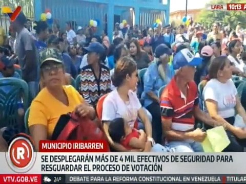 Lara I Más de 4 mil efectivos de seguridad serán desplegados para el resguardo en el proceso de votación