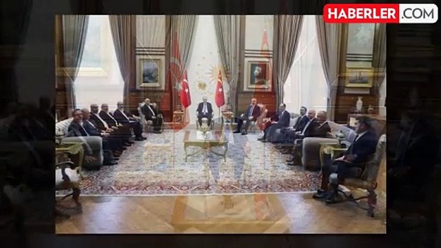 Ateşkes sonrası ilk ziyaret! Cumhurbaşkanı Erdoğan, Hamas heyetini Beştepe'de kabul etti