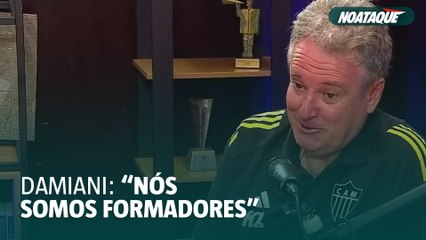 Damiani diz que o Atlético foca na formação social dos atletas da base