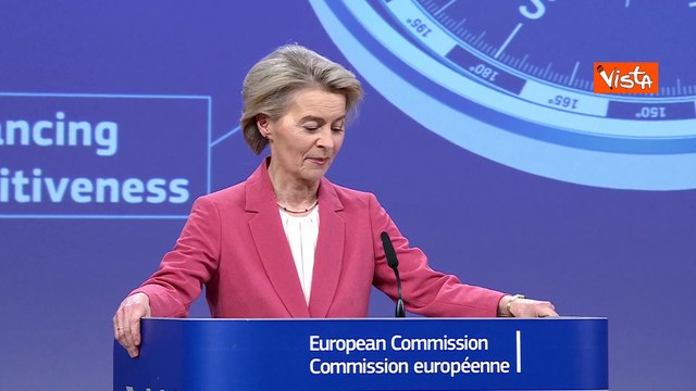 Von der Leyen lancia bussola competitivit? Ue : Parte da analisi di Draghi e Letta