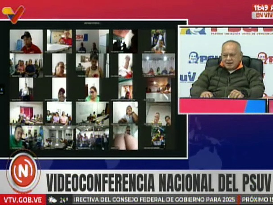 Vicepdte. PSUV. Diosdado Cabello : Equipos polí...