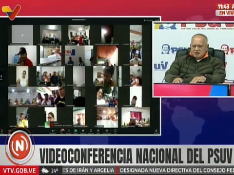 Vicepdte. PSUV. Diosdado Cabello: El PSUV tendrá el método de selección de sus candidatos para el 2025