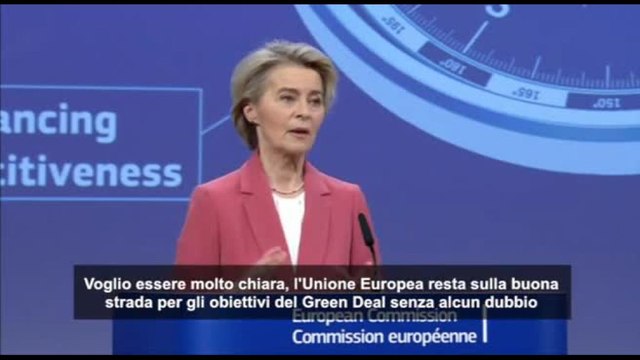 Von der Leyen: è tempo di riaccendere motore innovazione europea