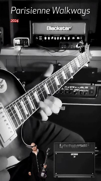 074. Gary Moore-Parisienne Walkways, #guitarist #reels #rock #2024 #garymoore #lesson #action #music