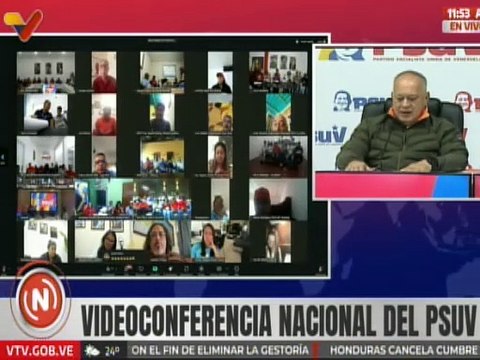 Vicepdte. PSUV. Diosdado Cabello : Nuestros candidatos deben surgir del liderazgo en su comunidad