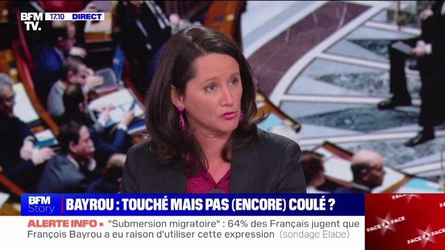 Propos de François Bayrou sur l'immigration: La censure est sur la table , affirme Johanna Rolland, maire de Nantes et première secrétaire déléguée du Parti Socialiste