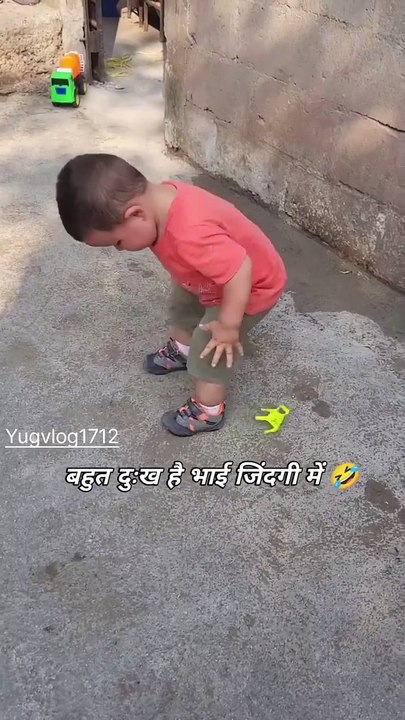Bahut dukh hai bhai jindagi me ll #sad #cutebaby #cute #shortsvideo