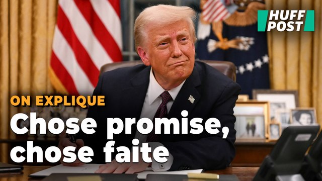 Pour les dix premiers jours de son mandat, Trump est le même qu’en 2017… mais en pire