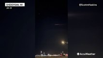 Space junk debris breaks apart, lights up Midwest skies