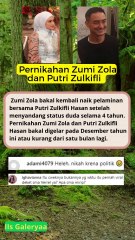 Zumi Zola bakal kembali naik pelaminan bersama Putri Zulkifli Hasan #selebrity #musisi #entertain