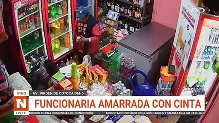 SCZ: CÁMARAS GRABARON ROBO EN UNA LICORERIA