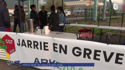 Le JT - 29/01/25 - Les raisons du plan social annoncé chez Arkema Jarrie avec le directeur du site Matthieu Brisson.