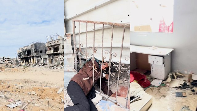 De retour à Gaza, de jeunes Palestiniens filment leur retour chez eux