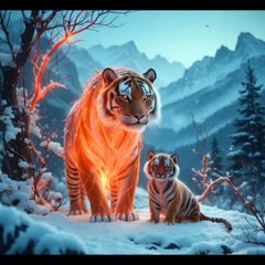 The rescue team saved the tigers life