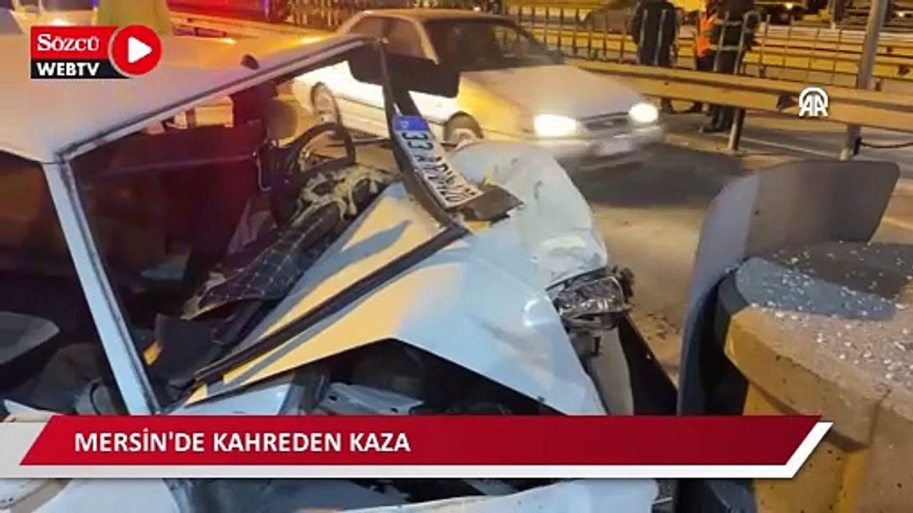 Gişelerdeki bariyere çarpan otomobildeki 2 kişi öldü, 4'ü çocuk 5 kişi yaralandı