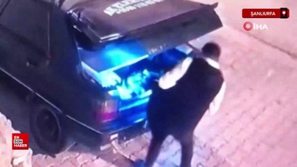 Şanlıurfa'da park halindeki otomobilden hırsızlık