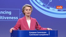 Von der Leyen presenta bussola competitivit? Ue: 