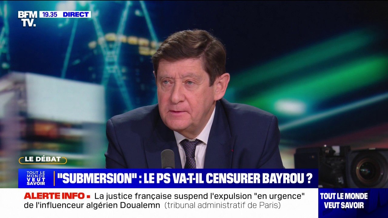 Patrick Kanner (président du groupe socialiste au Sénat): "Ce que nous voulons, c'est un budget le moins pénalisant pour les Français"