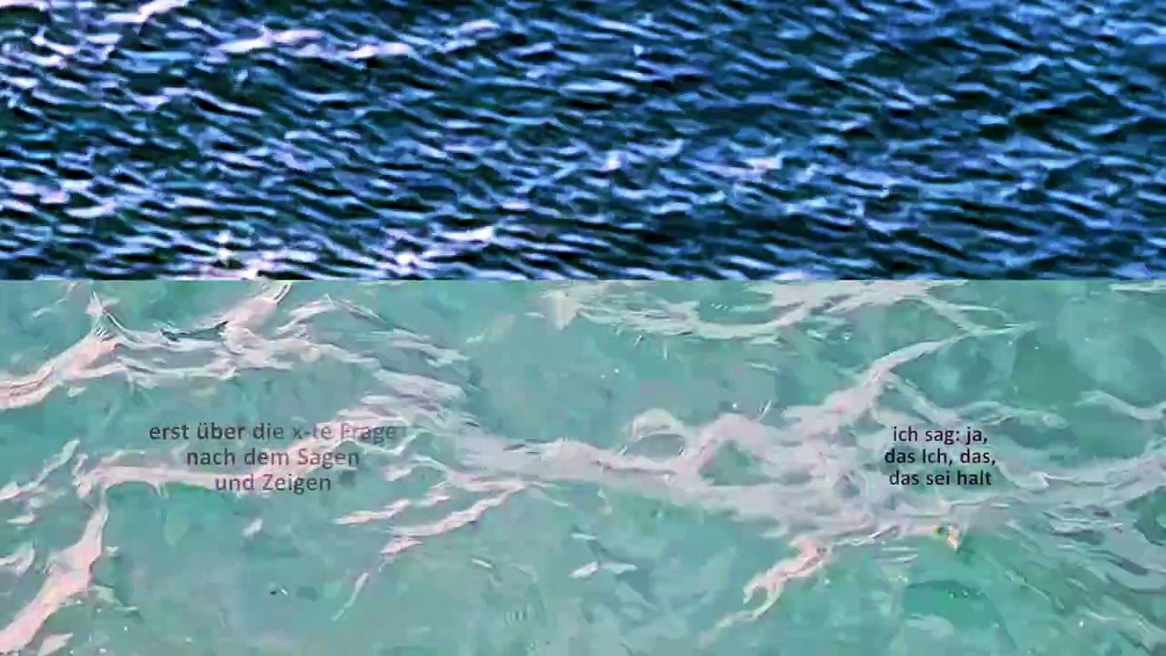 während wir bliblibliblinzeln, ins Blaue hinein