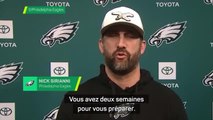 Eagles - Sirianni : “Contrôler ce que l’on peut contrôler”