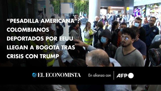“Pesadilla americana”: colombianos deportados por EEUU llegan a Bogotá tras crisis con Trump