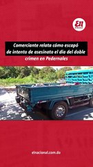 Comerciante relata como escapo de intento de asesinato