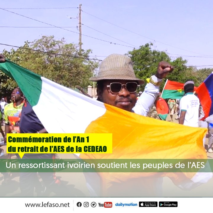 An I du retrait des pays de l’AES de la CEDEAO : Un ressortissant ivoirien soutient les peuples de l'AES
