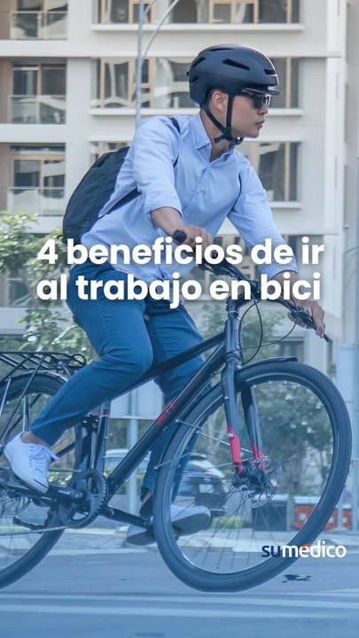4  beneficios de ir al trabajo en bici