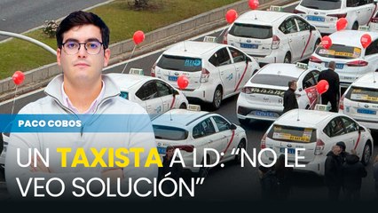 Los taxistas paralizan Madrid: "Hay pólizas de seguros de 6.000 euros"